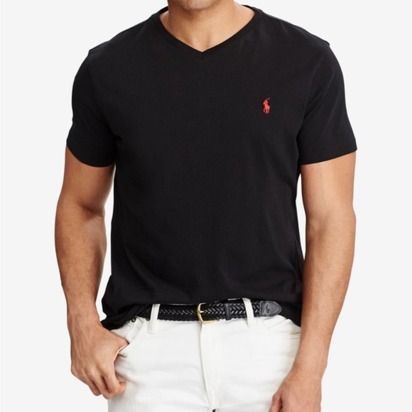 plain black ralph lauren t shirt